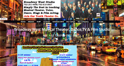 Desktop Screenshot of broadwayweststudio.com