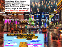 Tablet Screenshot of broadwayweststudio.com